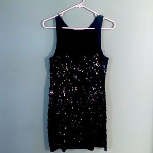 Express Black Sequins Dress! Sz Small